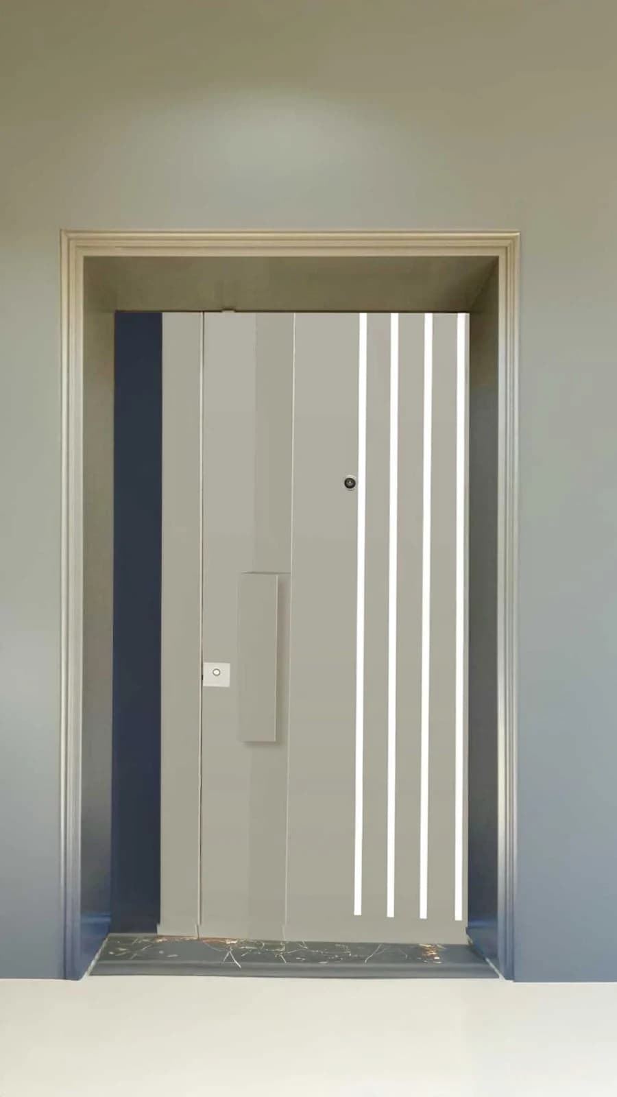 Bayrakdoor çelik kapı — monte edilmiş uygulama 30