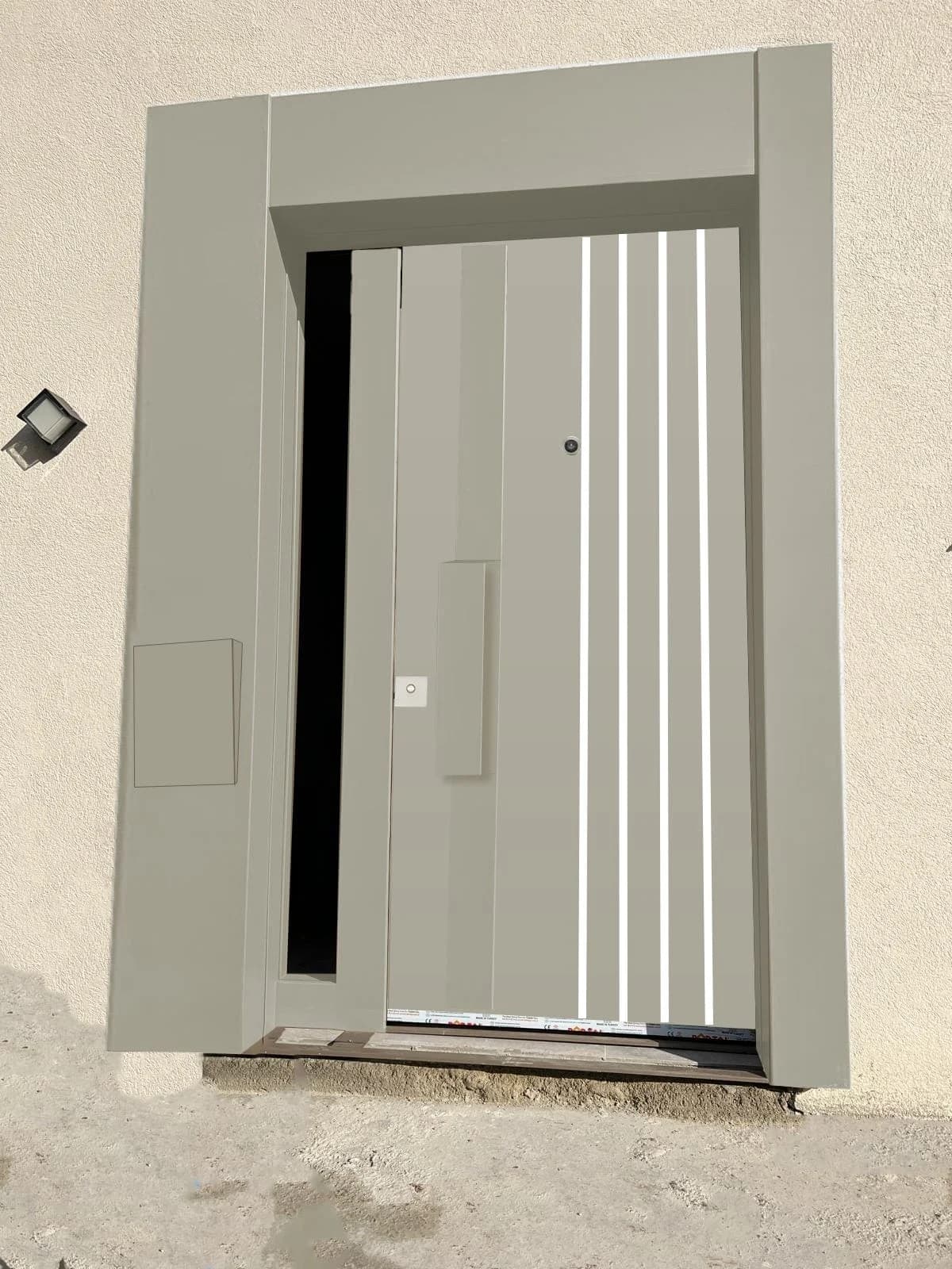Bayrakdoor çelik kapı — monte edilmiş uygulama 33
