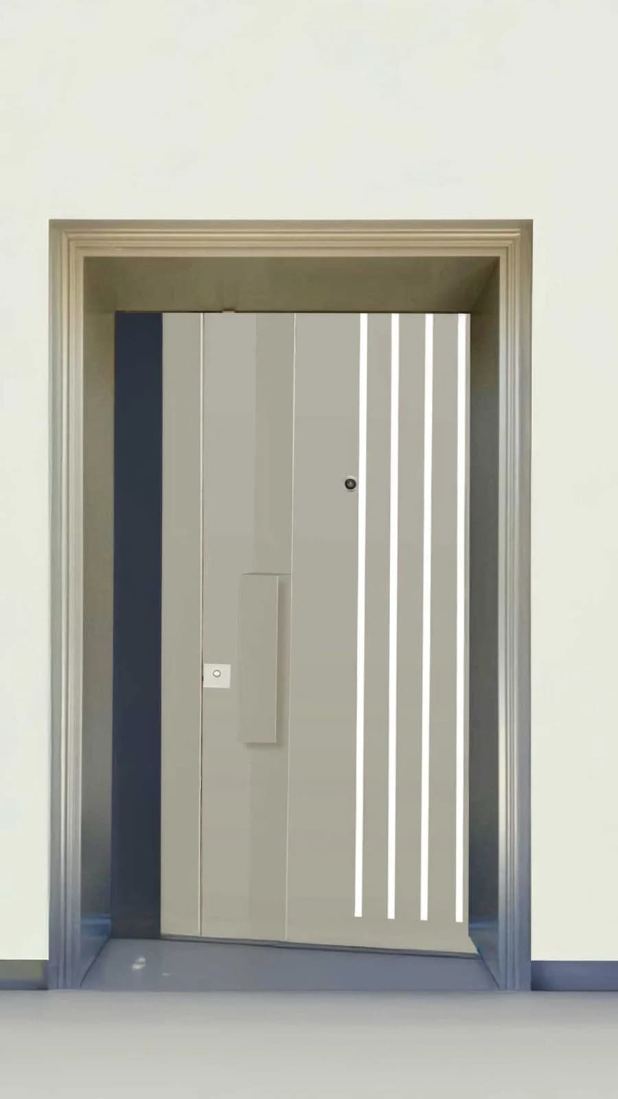 Bayrakdoor çelik kapı — monte edilmiş uygulama 34