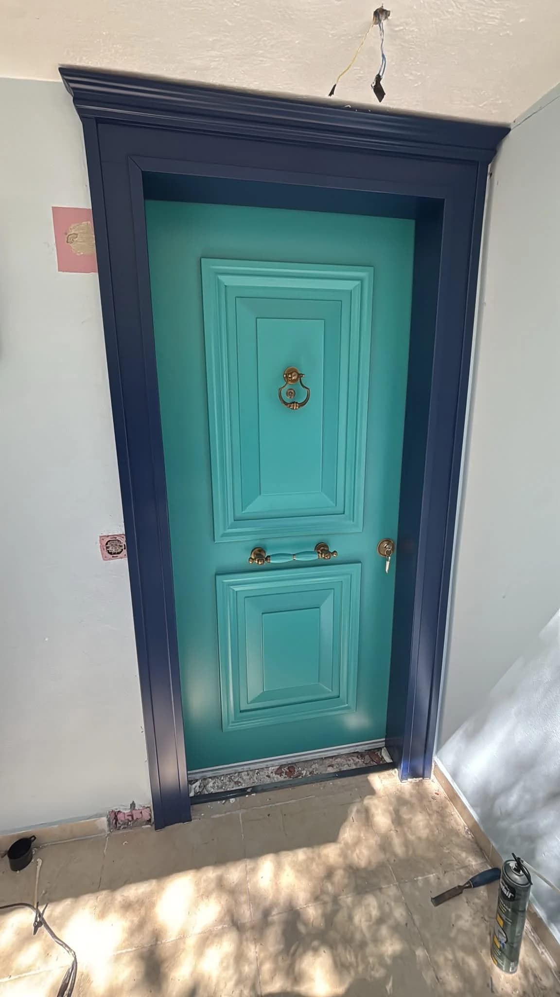 Bayrakdoor çelik kapı — monte edilmiş uygulama 42
