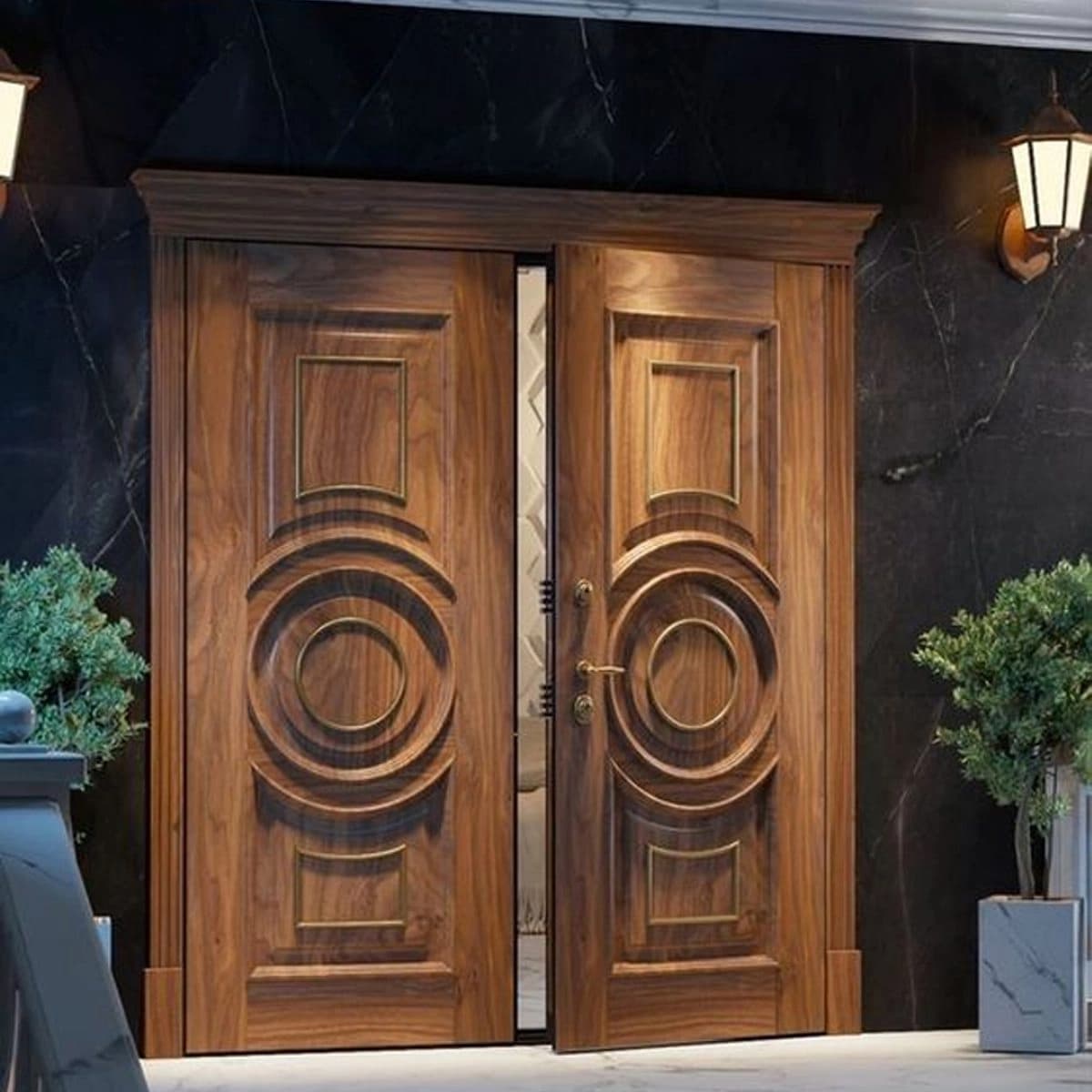 Batman Villa Kapısı Ölçüye özel villa giriş kapısı — BD-VK72